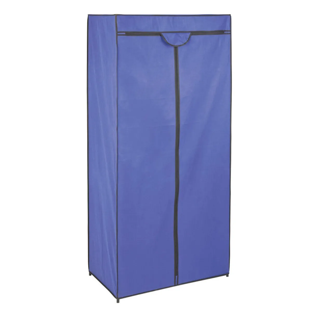 Rangement|Gifi Armoire dressing bleu 1 étagère et 1 penderie