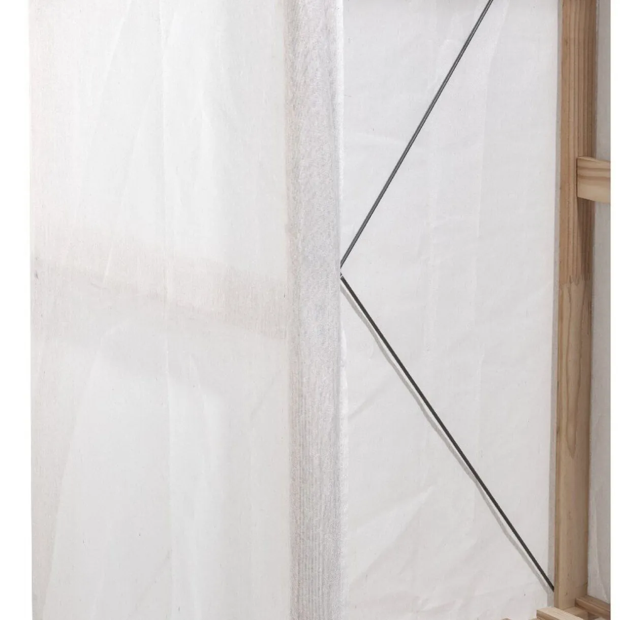 Rangement|Gifi Armoire dressing en bois et housse coton