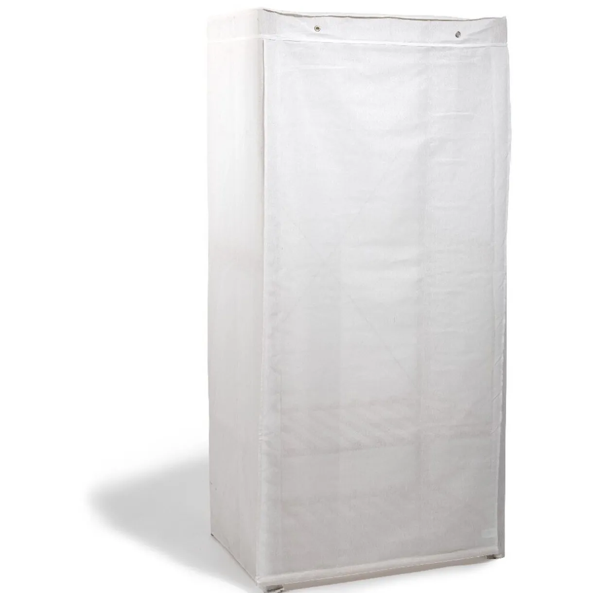 Rangement|Gifi Armoire dressing en bois et housse coton