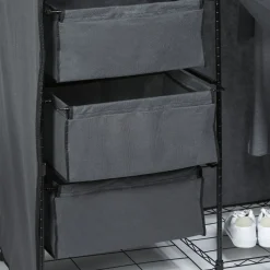 Rangement|Gifi Armoire dressing gris