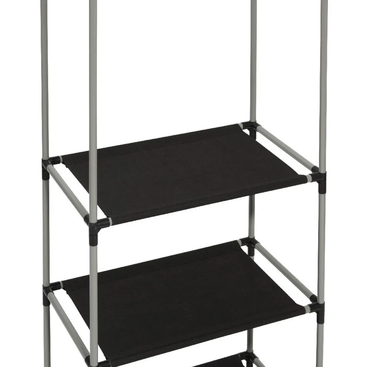 Rangement|Gifi Armoire dressing gris et noir