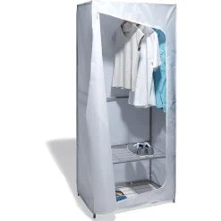 Rangement|Gifi Armoire dressing penderie blanc