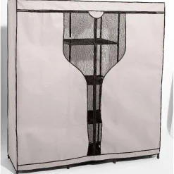 Rangement|Gifi Armoire dressing taupe