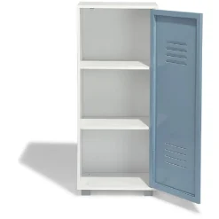 Rangement|Gifi Armoire Noé blanche et bleu orage