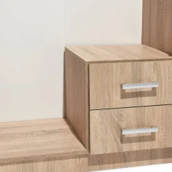 Rangement|Gifi Armoire Ohio chêne sonoma 3 portes