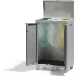 Nettoyage Et Entretien|Gifi Armoire poubelle tri sélectif