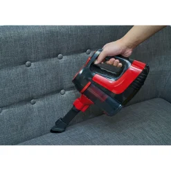 Nettoyage Et Entretien|Gifi Aspirateur 2 en 1 sans fil sans sac silencieux Homday rouge