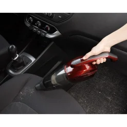 Nettoyage Et Entretien|Gifi Aspirateur balai sans sac 2 en 1 gris et rouge Homday