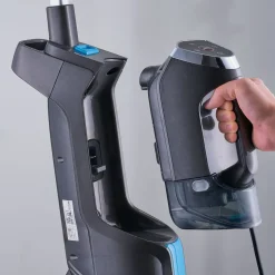 Nettoyage Et Entretien|Gifi Aspirateur lavant Homday 3en1 cyclone à vapeur noir et bleu