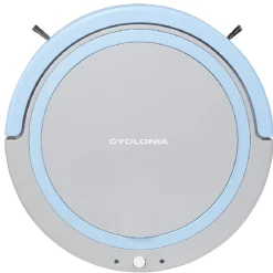 Nettoyage Et Entretien|Gifi Aspirateur robot Cyclonia rond gris et bleu