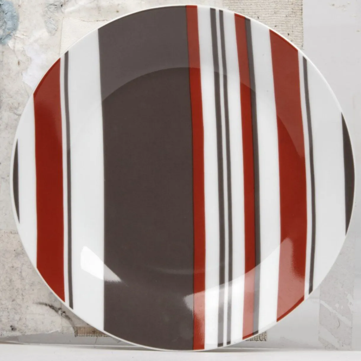 Assiette à dessert avec rayures^Gifi Sale