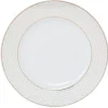 Assiette à dessert blanche motifs dorés^Gifi Discount