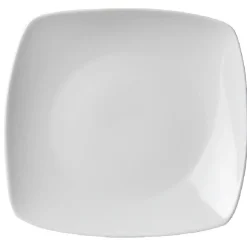 Assiette à dessert carrée blanche^Gifi New