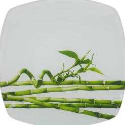 Assiette à dessert design bambou^Gifi Clearance