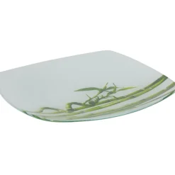 Assiette à dessert design bambou^Gifi Clearance