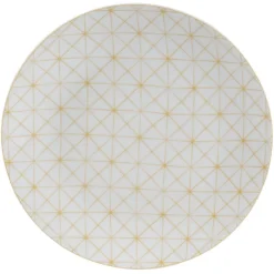 Assiette à dessert design géométrique dépareillé x4^Gifi Hot