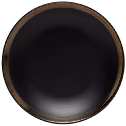 Assiette à dessert en faïence avec liseré doré^Gifi Sale