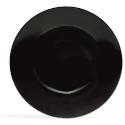 Assiette à dessert en porcelaine décor rayures soleil^Gifi Sale