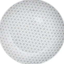 Assiette à dessert graphique blanc gris^Gifi Sale