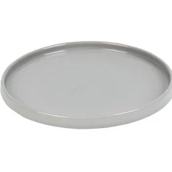 Assiette à dessert grise gamme Belinda^Gifi New