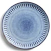 Assiette à dessert grès bleu Ø22cm^Gifi New