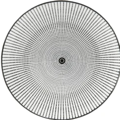 Assiette à dessert Helsinki décor noir blanc x4^Gifi