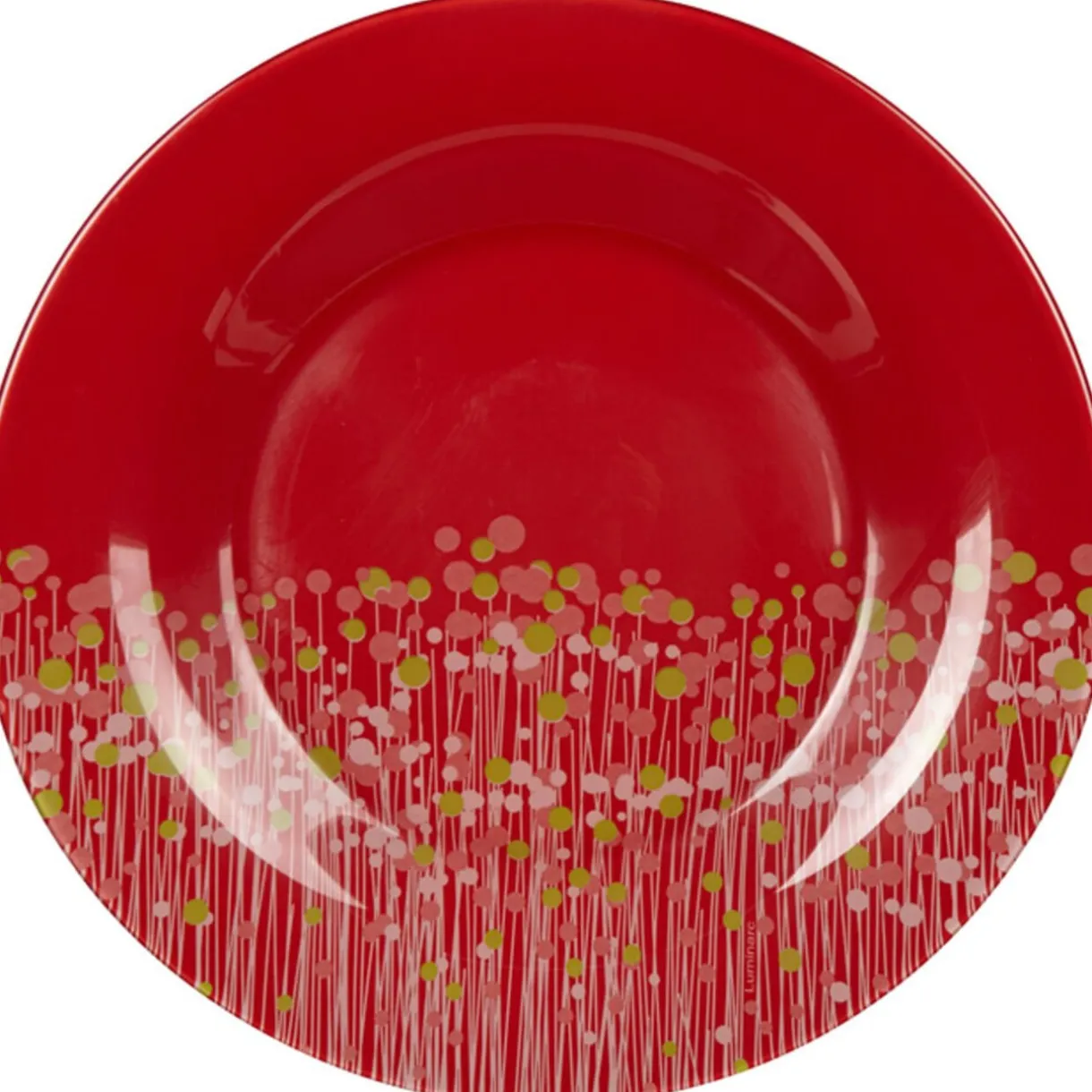 Assiette à dessert Luminarc rouge Flowerfield^Gifi Clearance