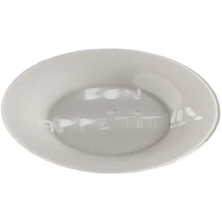 Assiette à dessert Luminarc taupe design Bon appétit^Gifi New