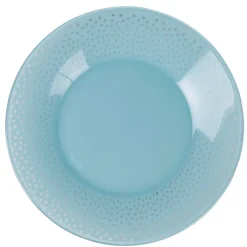 Assiette à dessert Luminarc Bulla bleu à pois bord large^Gifi Sale