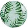 Assiette à dessert motif feuillage vert^Gifi Sale