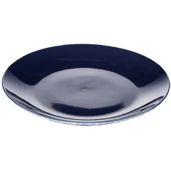 Assiette à dessert motif feuillage bleu et blanc^Gifi Online