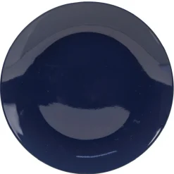 Assiette à dessert motif vague japonaise bleue et blanche^Gifi Best