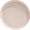 Assiette à dessert Oslo porcelaine rose uni^Gifi