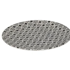 Assiette à dessert petits motifs noir blanc^Gifi Sale