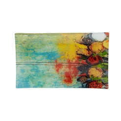 Assiette à dessert rectangulaire design épices^Gifi Hot