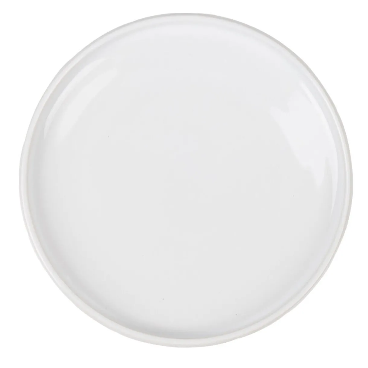 Assiette à dessert ronde blanche Terra^Gifi Online