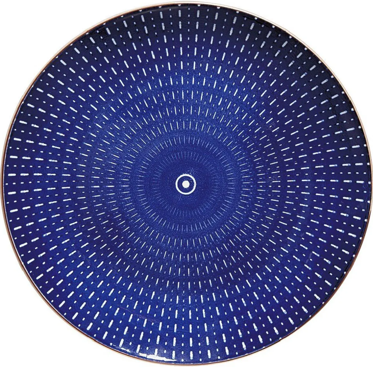 ASSIETTE À DESSERT RONDE BLEU ET BLANC^Gifi Sale