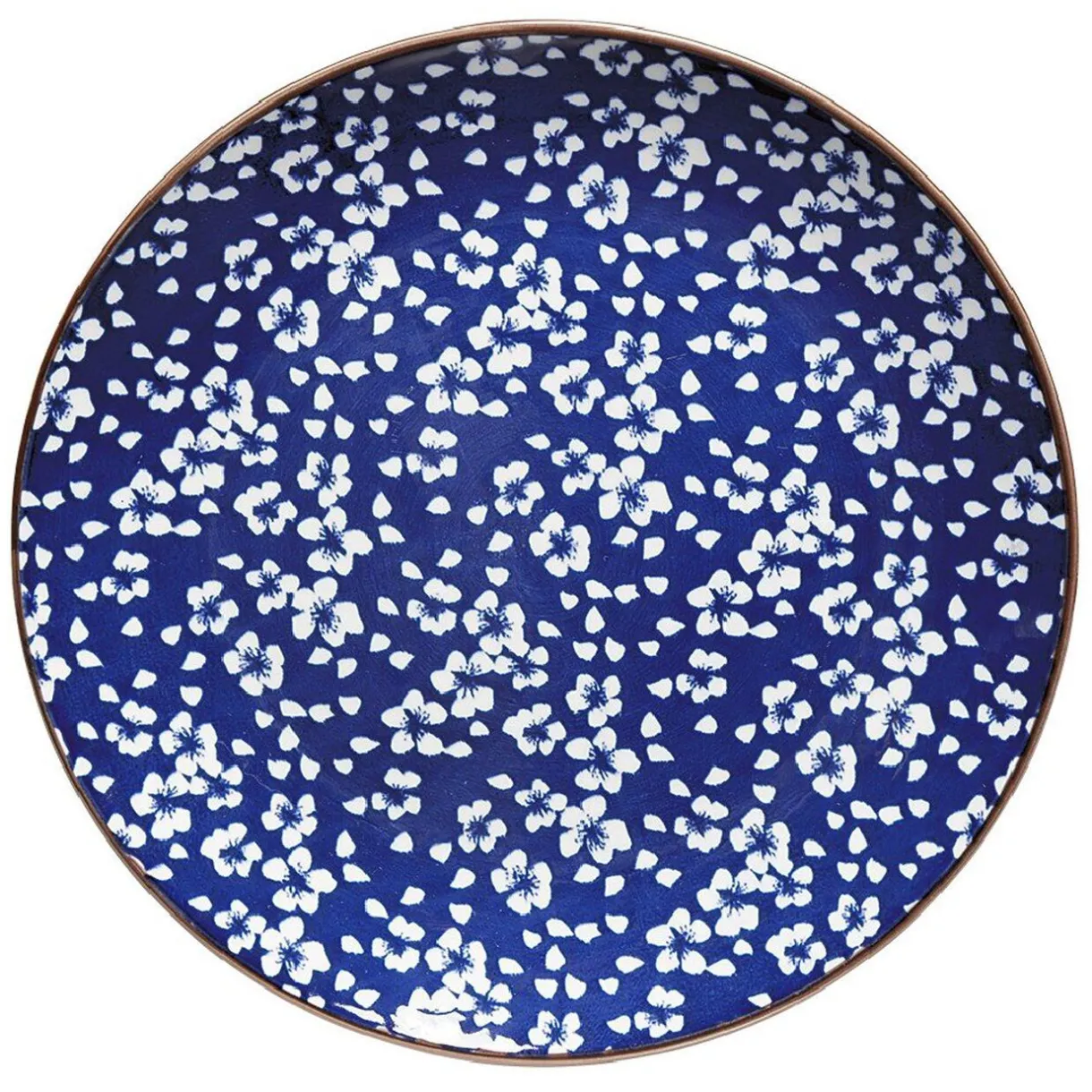 ASSIETTE À DESSERT RONDE BLEU ET BLANC^Gifi Sale