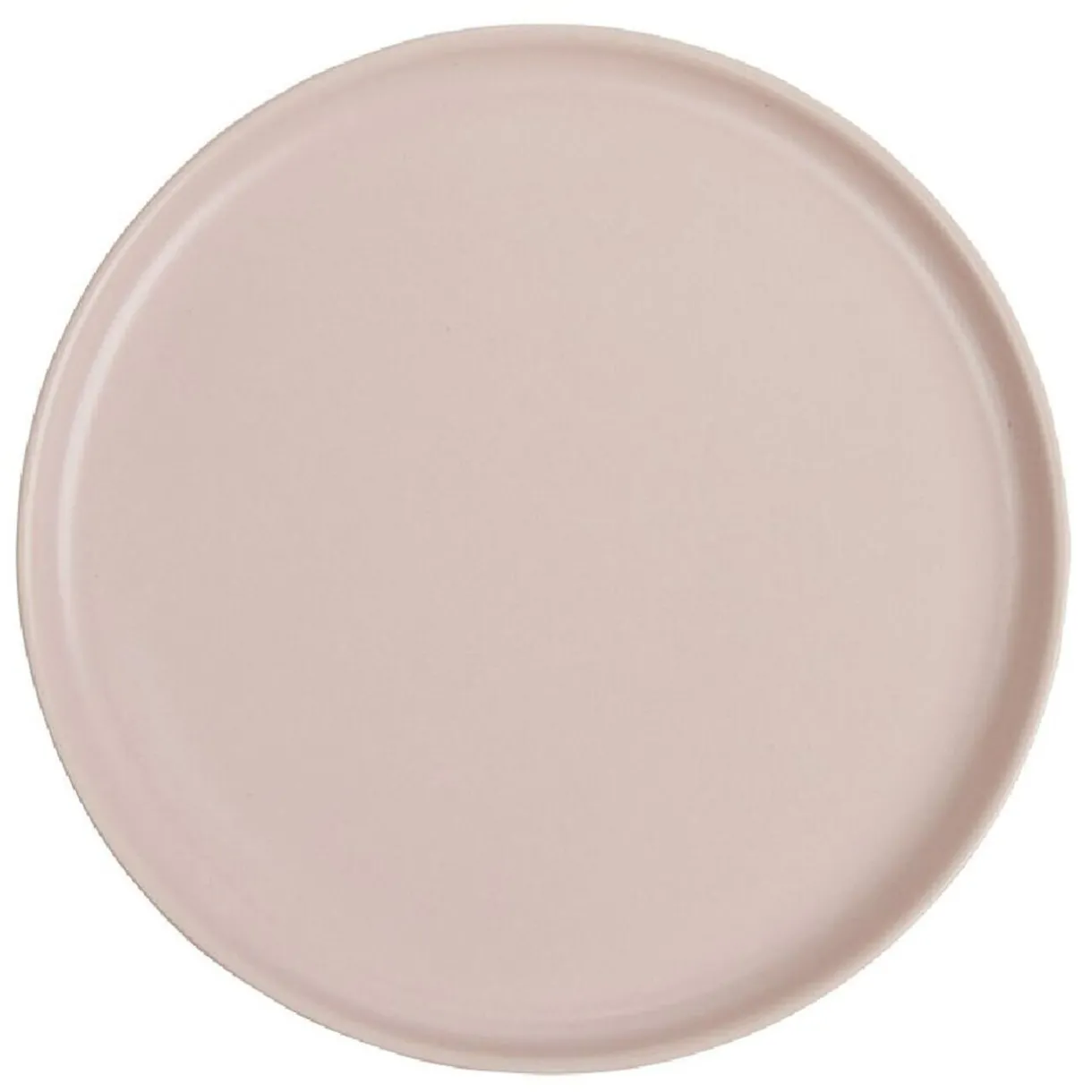 Assiette à dessert ronde Nordic porcelaine rose^Gifi Clearance
