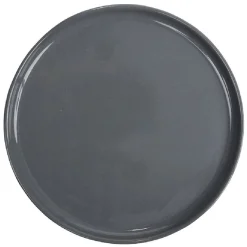 Assiette à dessert ronde Nordic porcelaine gris^Gifi Best