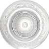 Assiette à dessert ronde transparente ciselée^Gifi New