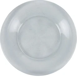 Assiette à dessert ronde transparente striée^Gifi Sale