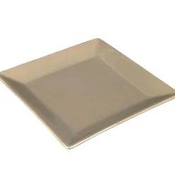 Assiette à dessert taupe^Gifi