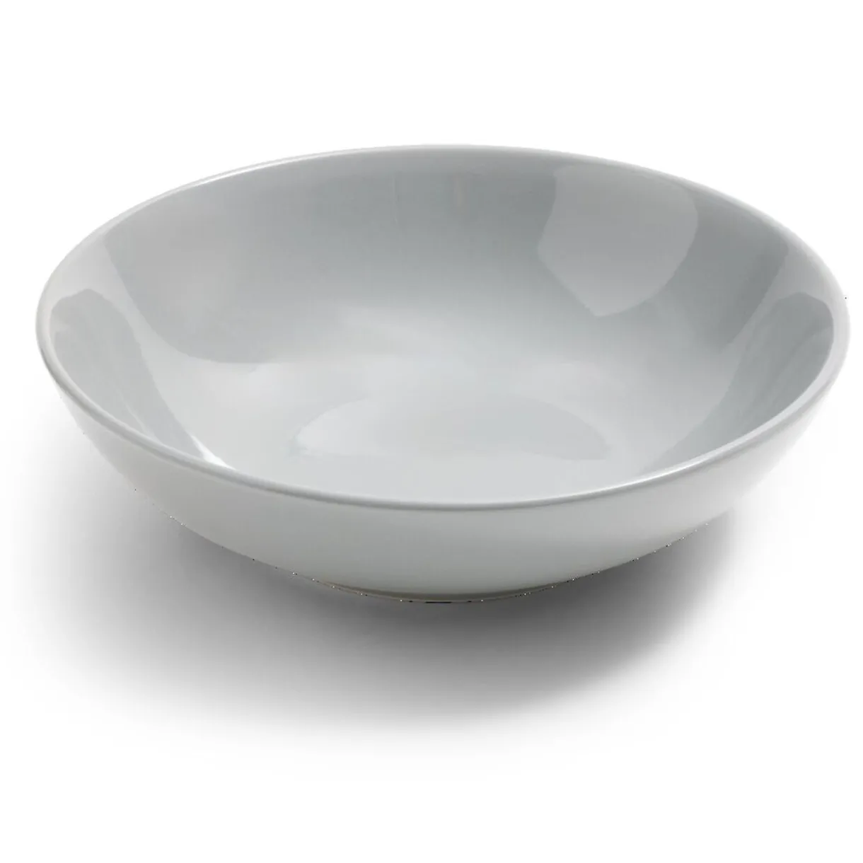 Assiette à soupe Madrid grès vert d'eau Ø20cm^Gifi New