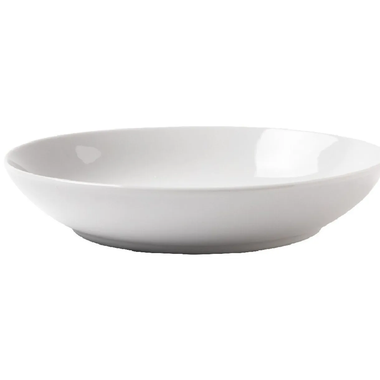 Assiette à soupe ronde blanche^Gifi Outlet