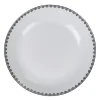 Assiette creuse bordure berbère noire^Gifi Best