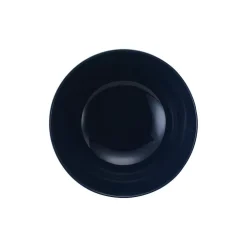 Assiette creuse en porcelaine décor vague japonaise^Gifi Outlet