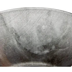 Assiette creuse en porcelaine décor marbre gris^Gifi Sale