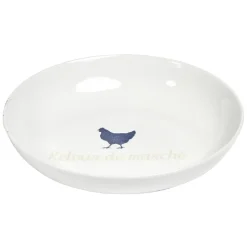 Assiette creuse en porcelaine blanche^Gifi Online