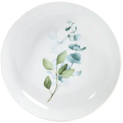 Assiette creuse en porcelaine blanche^Gifi Hot